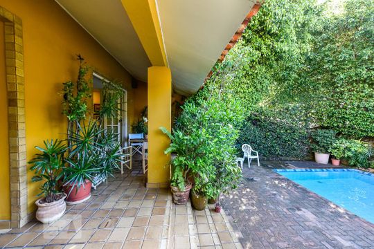 Área Externa - Varanda Piscina de casa à venda com 4 quartos, 700m² em Gávea, Rio de Janeiro