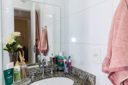 Banheiro de casa de condomínio à venda com 1 quarto, 38m² em Jaçanã, São Paulo