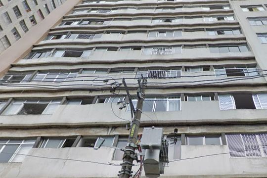 Fachada de apartamento à venda com 1 quarto, 43m² em Sé, São Paulo