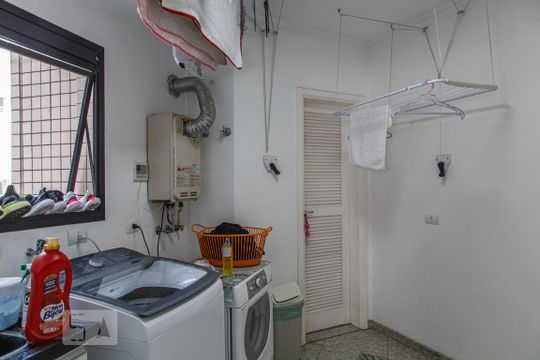 Área de Serviço de apartamento à venda com 3 quartos, 137m² em Vila Regente Feijó, São Paulo