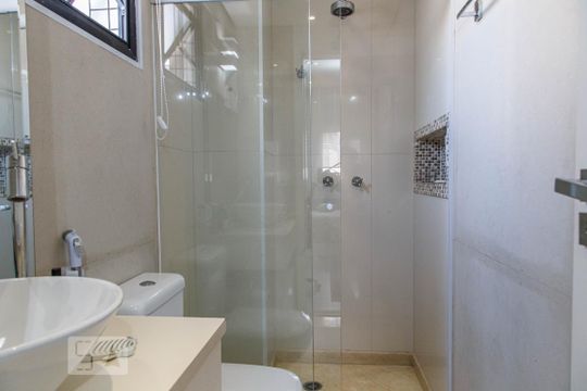 Banheiro Suíte 2 de apartamento à venda com 3 quartos, 137m² em Vila Regente Feijó, São Paulo