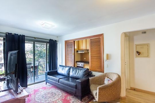 Apartamento para alugar com 1 quarto, 48m² em Indianópolis, São Paulo