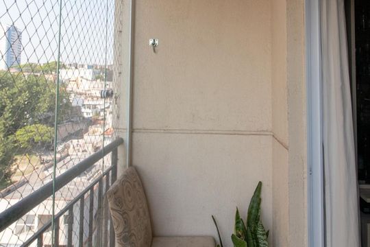 Sacada da Sala de apartamento à venda com 3 quartos, 63m² em Centro, Diadema