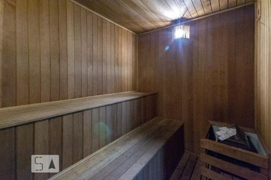 Área comum - Sauna de kitnet/studio à venda com 1 quarto, 84m² em Itaim Bibi, São Paulo