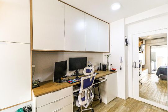 Sala de kitnet/studio à venda com 1 quarto, 29m² em Vila Cordeiro, São Paulo