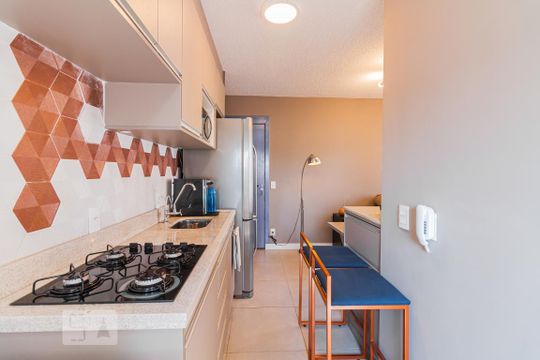 COZINHA de apartamento à venda com 2 quartos, 45m² em Bom Retiro, São Paulo