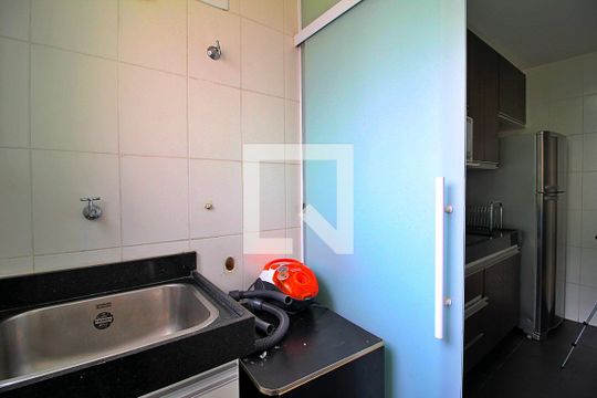 Área de Serviço de apartamento à venda com 2 quartos, 64m² em Utinga, Santo André