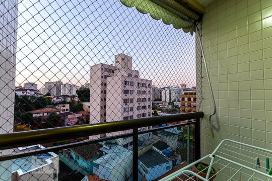 Varanda da Suite de apartamento à venda com 3 quartos, 105m² em Icaraí, Niterói