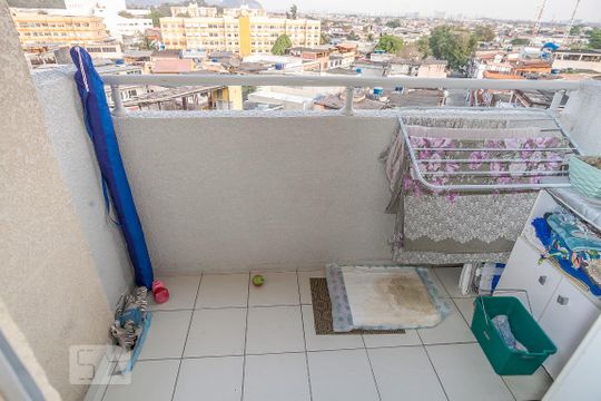 Varanda da Sala de apartamento à venda com 3 quartos, 85m² em Taquara, Rio de Janeiro