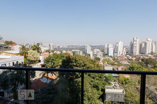 Vista da Suite 1 de apartamento para alugar com 2 quartos, 72m² em Vila Madalena, São Paulo