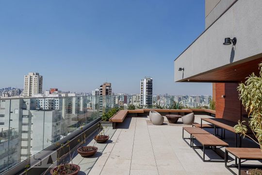 Área Comum - Rooftop de apartamento para alugar com 2 quartos, 72m² em Vila Madalena, São Paulo