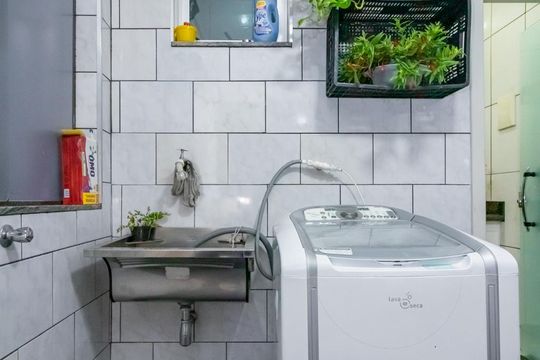 Área de Serviço de apartamento à venda com 3 quartos, 120m² em Centro, Belo Horizonte