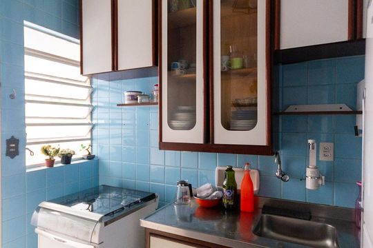 Cozinha de apartamento à venda com 2 quartos, 90m² em Vila Caminho do Mar, São Bernardo do Campo