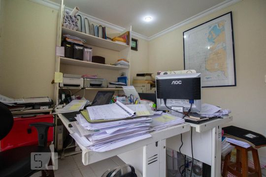 Escritório de casa de condomínio à venda com 6 quartos, 350m² em Vargem Pequena, Rio de Janeiro