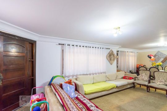 Sala de casa à venda com 3 quartos, 312m² em Vila Humaita, Santo André