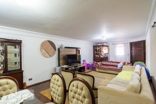 Sala de casa à venda com 3 quartos, 312m² em Vila Humaita, Santo André
