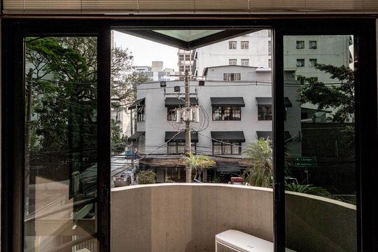 Sala de apartamento para alugar com 1 quarto, 75m² em Itaim Bibi, São Paulo