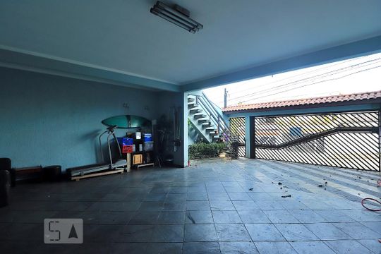 Garagem de casa para alugar com 3 quartos, 224m² em Vila Camilópolis, Santo André