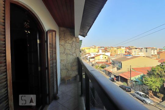 Varanda da Suíte de casa para alugar com 3 quartos, 224m² em Vila Camilópolis, Santo André