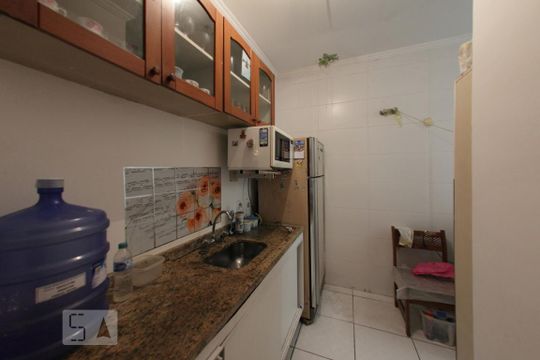 Cozinha de apartamento à venda com 3 quartos, 67m² em Santa Maria, Santo André