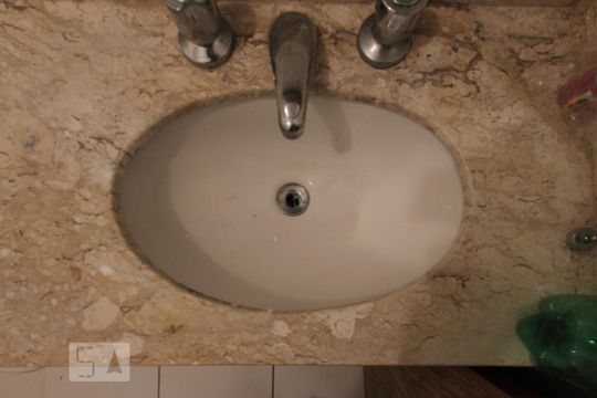 Banheiro social - pia de apartamento à venda com 3 quartos, 67m² em Santa Maria, Santo André