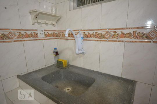 Cozinha - Pia de kitnet/studio à venda com 1 quarto, 40m² em Centro, Rio de Janeiro