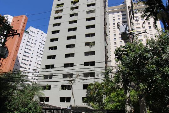 Fachada do prédio de apartamento para alugar com 3 quartos, 120m² em Perdizes, São Paulo