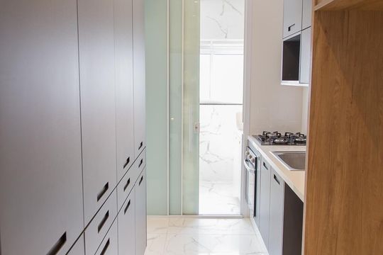 Cozinha de apartamento para alugar com 3 quartos, 160m² em Vila Regente Feijó, São Paulo