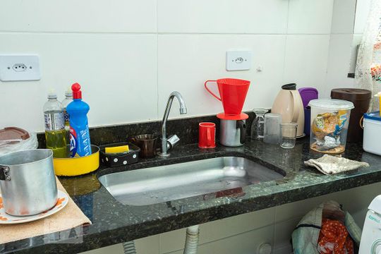 detalhe cozinha de kitnet/studio para alugar com 1 quarto, 34m² em Vila Formosa, São Paulo