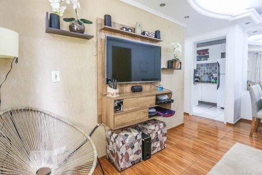Sala de Estar de apartamento para alugar com 2 quartos, 47m² em Jardim D’abril, São Paulo