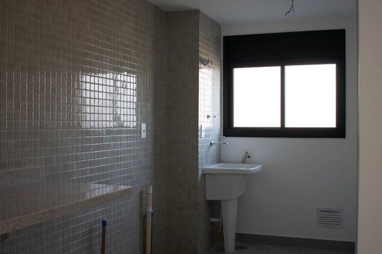 Cozinha de apartamento à venda com 3 quartos, 93m² em Menino Deus, Porto Alegre