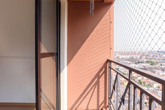 Varanda da Sala de apartamento para alugar com 2 quartos, 64m² em Santo Antônio, São Caetano do Sul