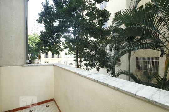 Varanda da Sala de apartamento para alugar com 2 quartos, 76m² em Glória, Rio de Janeiro