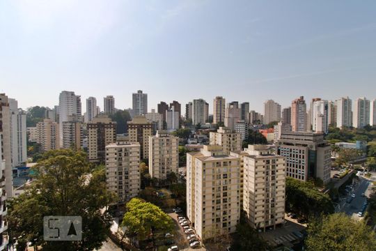 Vista da Varanda de apartamento para alugar com 4 quartos, 240m² em Vila Andrade, São Paulo