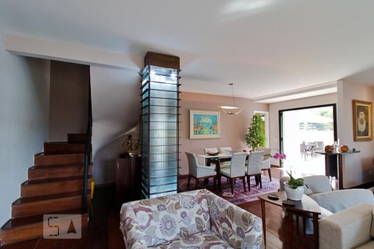 Sala de apartamento para alugar com 4 quartos, 240m² em Vila Andrade, São Paulo