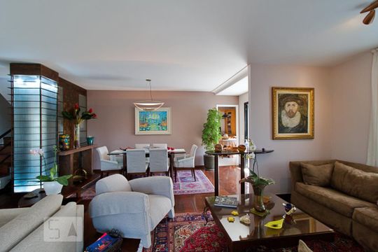 Sala de apartamento para alugar com 4 quartos, 240m² em Vila Andrade, São Paulo