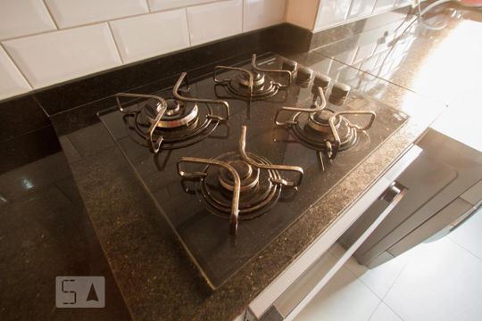 Detalhe Cozinha de apartamento à venda com 2 quartos, 52m² em Jardim Casablanca, São Paulo