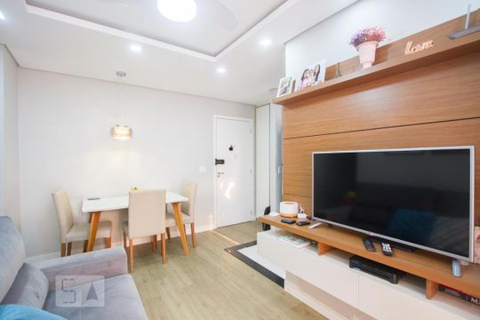 Sala de apartamento à venda com 2 quartos, 52m² em Jardim Casablanca, São Paulo