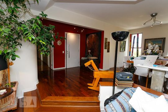Sala  de apartamento à venda com 4 quartos, 221m² em Vila Sonia,, São Paulo