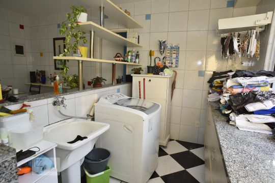 Área de Serviço de apartamento à venda com 3 quartos, 390m² em Taquara, Rio de Janeiro
