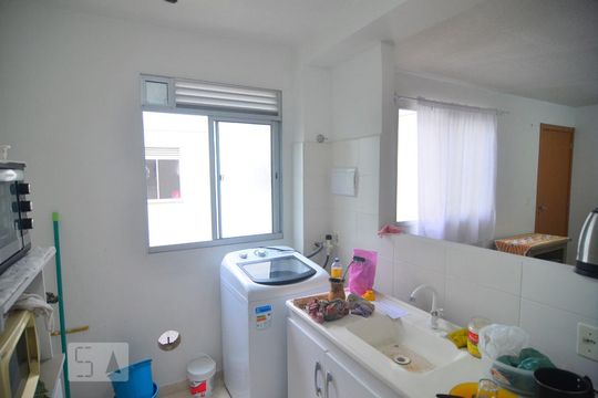 Cozinha de apartamento à venda com 2 quartos, 55m² em São José, Canoas