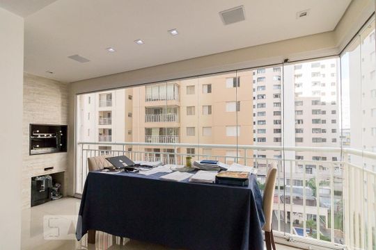 Varanda gourmet de apartamento à venda com 3 quartos, 115m² em Vila Santo Antônio, Guarulhos