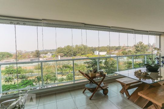 Varanda da Sala de apartamento à venda com 4 quartos, 234m² em Rio Pequeno, São Paulo