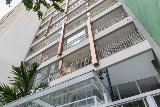 Fachada de apartamento para alugar com 1 quarto, 28m² em Bela Vista, São Paulo