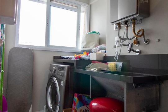 Área de serviço de apartamento à venda com 3 quartos, 112m² em Vila Mascote, São Paulo