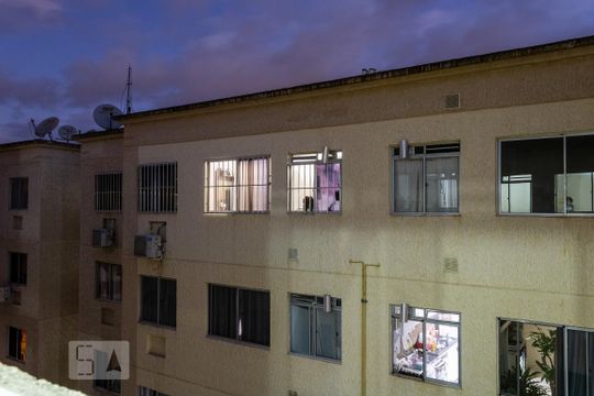 Vista da Sala de apartamento à venda com 2 quartos, 43m² em Campo Grande, Rio de Janeiro