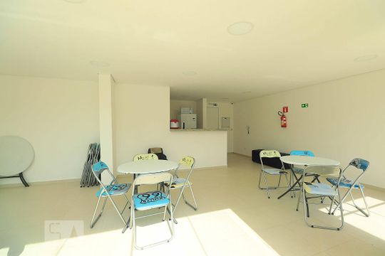 Salão de Festas de apartamento à venda com 2 quartos, 58m² em Vila Curuçá, Santo André