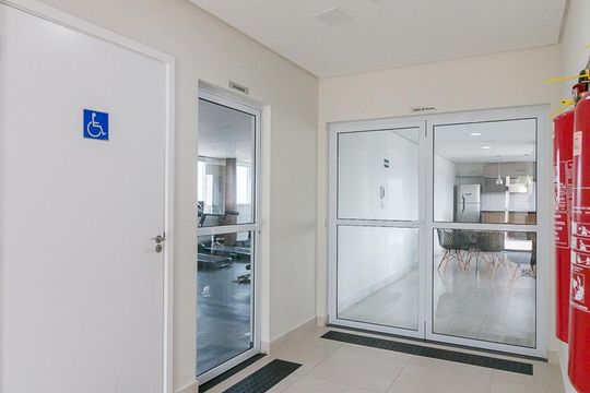 Área comum - rooftop de kitnet/studio para alugar com 1 quarto, 28m² em Centro, Guarulhos