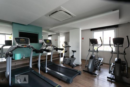 Área comum - Academia de apartamento para alugar com 1 quarto, 33m² em Pinheiros, São Paulo