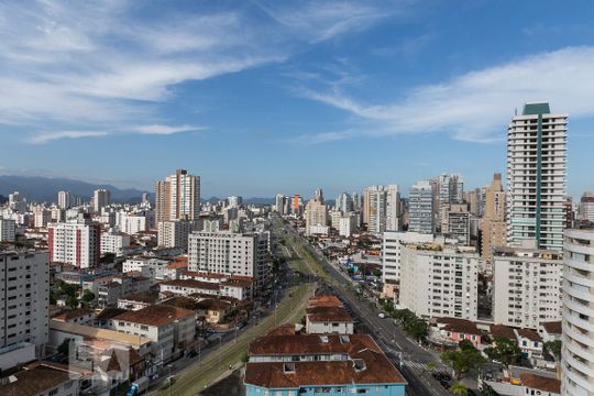 Vista de apartamento para alugar com 3 quartos, 100m² em José Menino, Santos